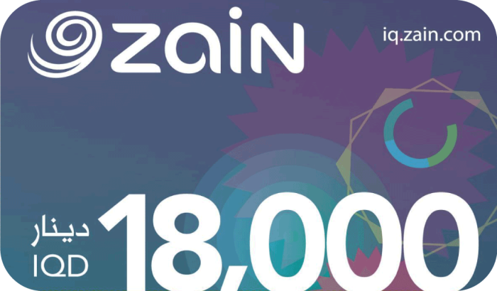 Zain EVD - 18000 (IQD)