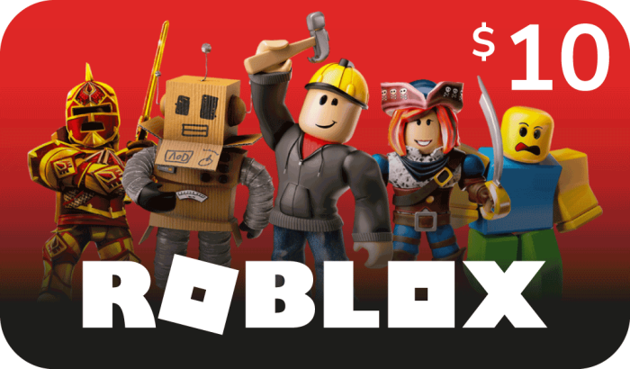 Roblox - 10$ (For US accounts only)