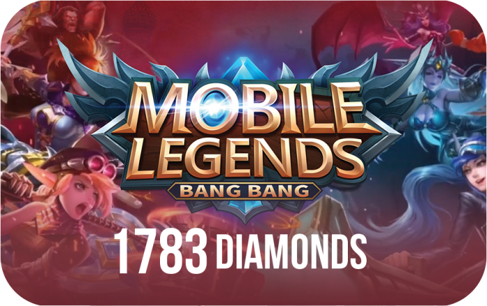 Mobile Legends - 1783 diamonds