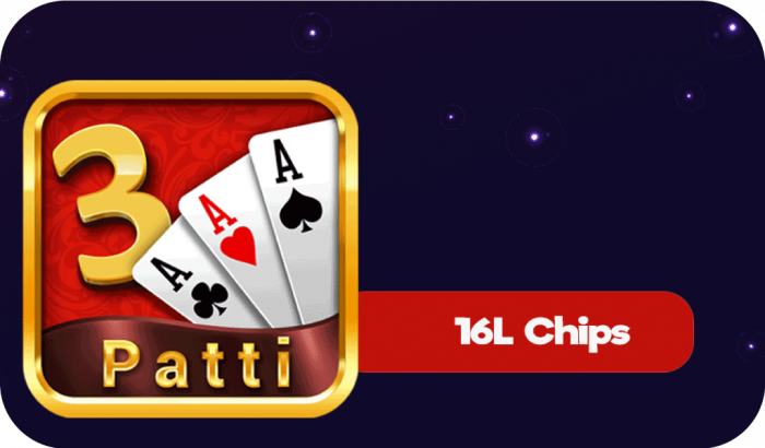 Teen Patti Gold - 16 L Chips (INT)