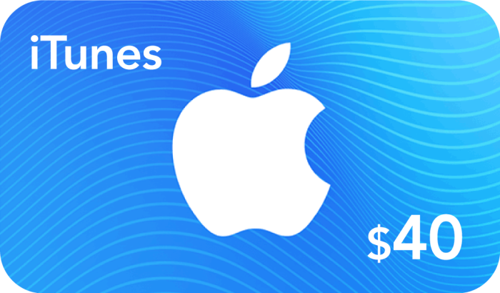 iTunes - 40$ (US)