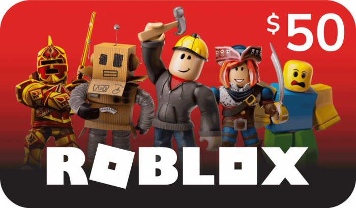 Roblox - 50$ (For US accounts only)