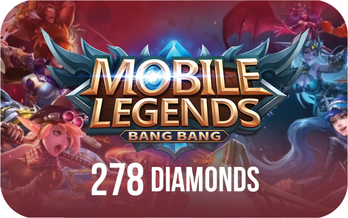 Mobile Legends - 278 diamonds