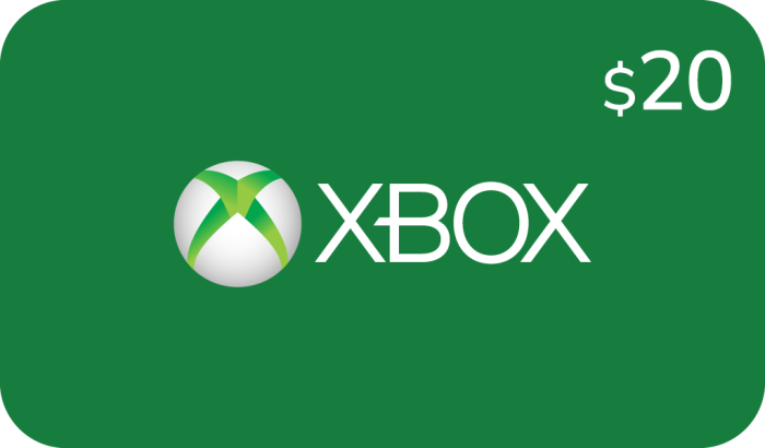 Xbox Card - 20$ (US)